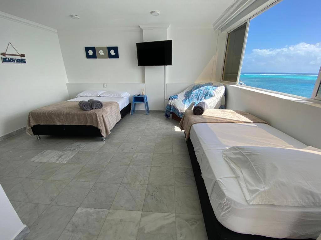 Apartamentos Con Playa Privada Y Vista Al Mar San Andrés Exterior foto
